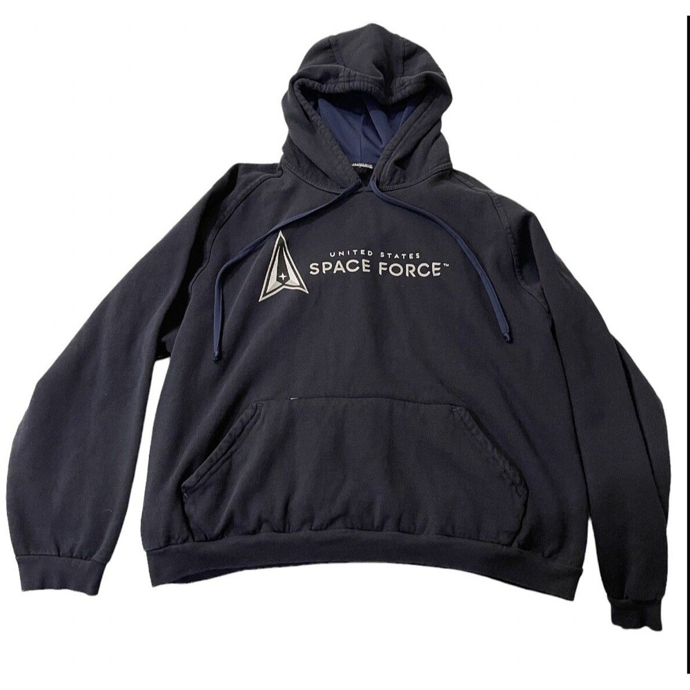 United States Space Force hoodie medium navy Trump MAGA USA Military